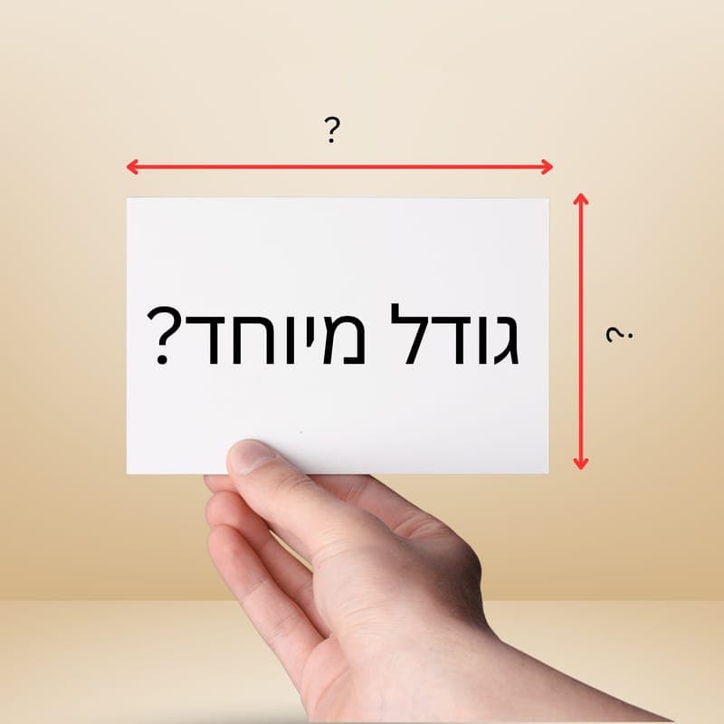 גודל מיוחד